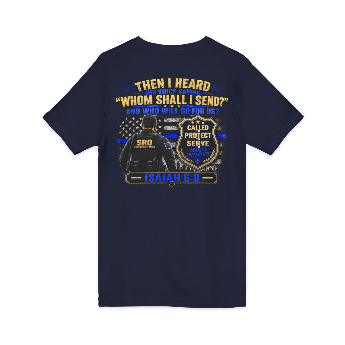 SPOUSE SRO V-Neck Tee — "Called to Protect"