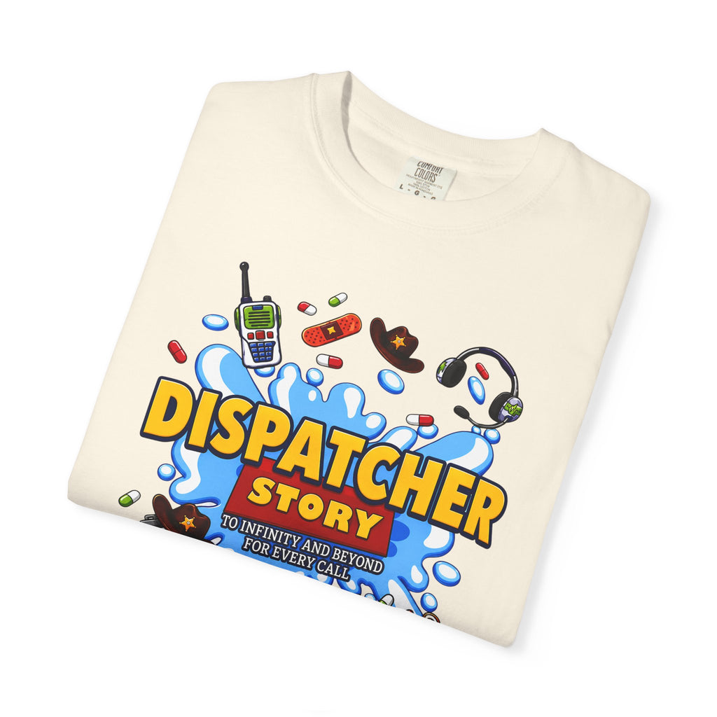 Dispatcher Story TShirt 911 Dispatcher Rescue Radio Call Center Tee