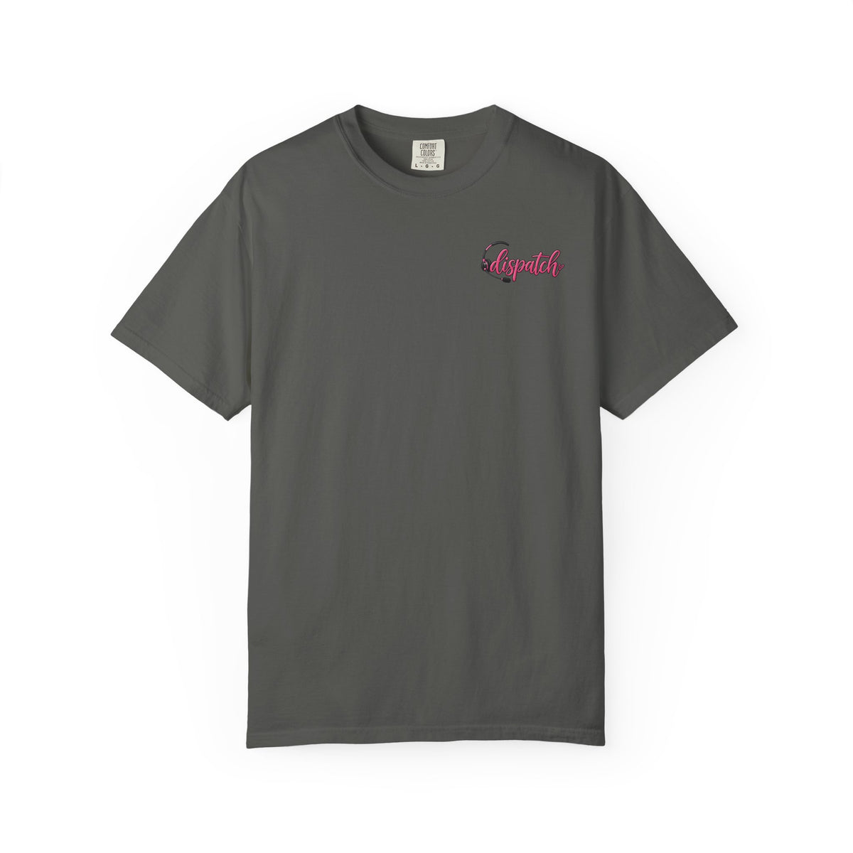 911 Dispatch Pink Ribbon T‑Shirt — Breast Cancer Awareness Dispatcher Tee