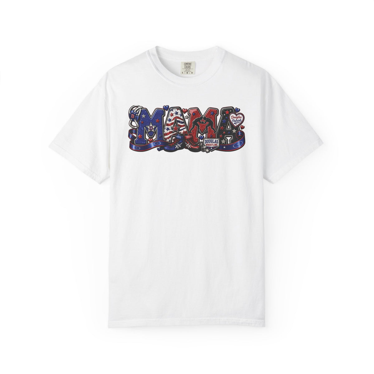 T-Shirt — Patriotic Americana Graphic Tee (USA Flag Collage)
