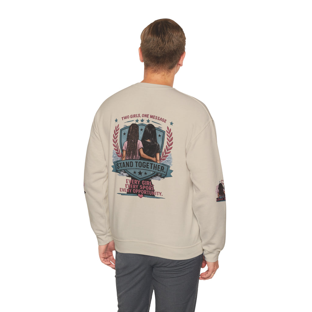 Stand Together™ Unisex Crewneck Sweatshirt | Every Girl. Every Sport. Every Opportunity.