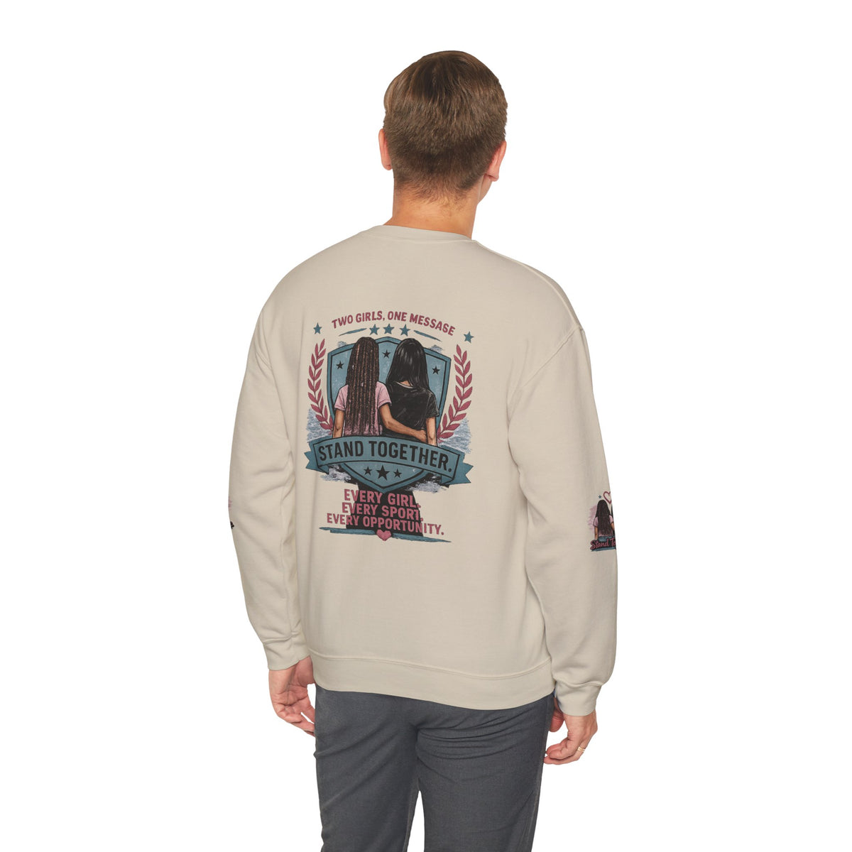 Stand Together™ Unisex Crewneck Sweatshirt | Every Girl. Every Sport. Every Opportunity.