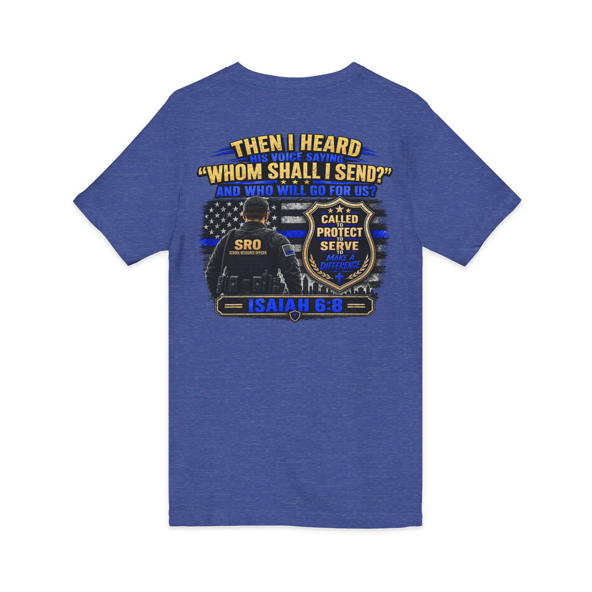 SPOUSE SRO V-Neck Tee — "Called to Protect"
