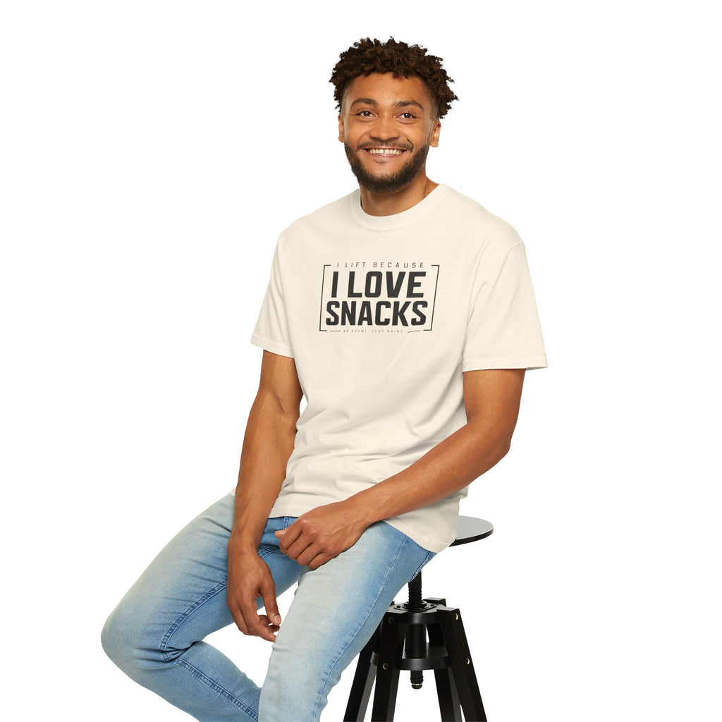 I Lift Because I Love Snacks TShirt