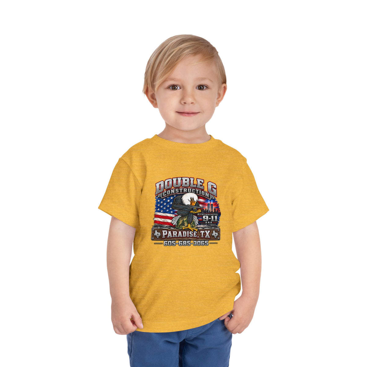Double G Construction 9 11 Tribute Toddler Tee