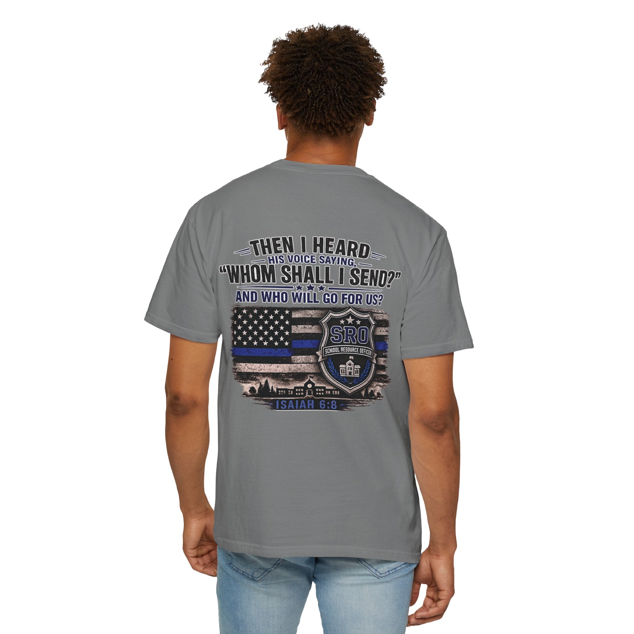 School Resource Officer Tribute T-Shirt — "SRO"