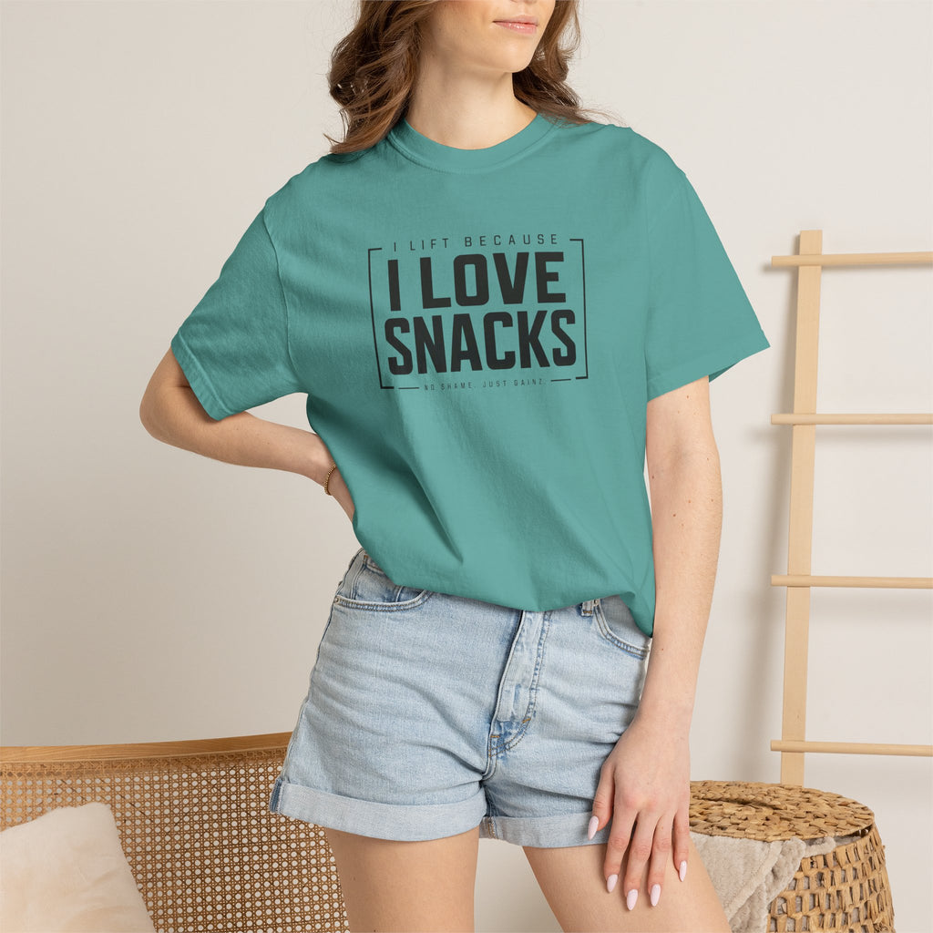 I Lift Because I Love Snacks TShirt