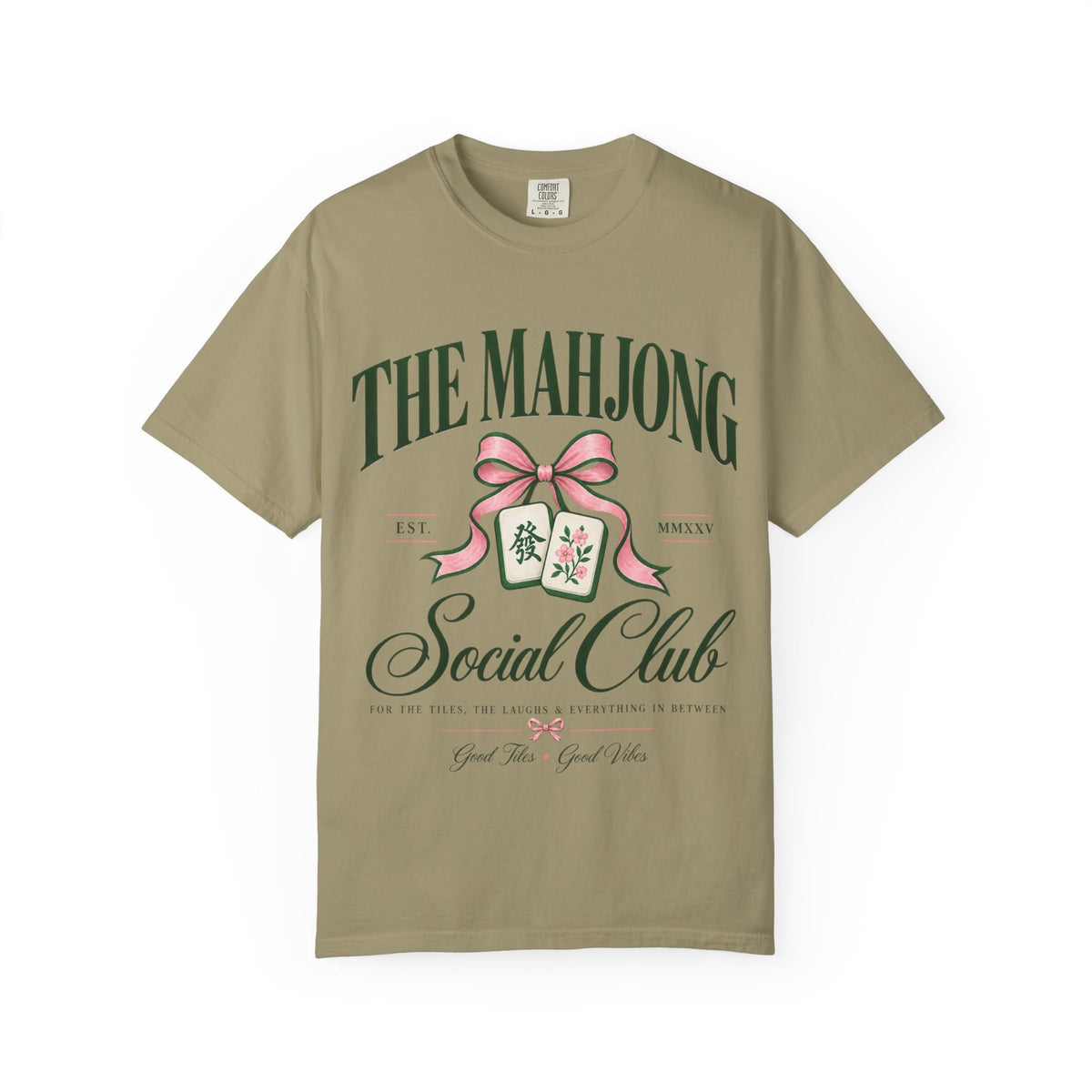 Mahjong Social Club T-Shirt — Vintage Mahjong Tiles Graphic LIMITED