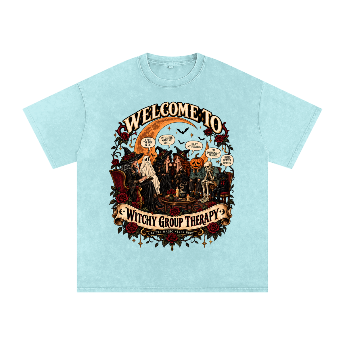 Witchy Therapy Oversized Cotton Tee