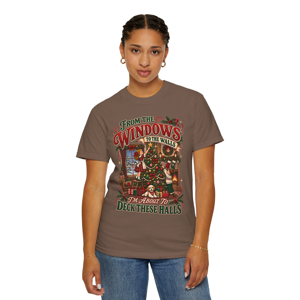 Christmas Deck These Halls Tee
