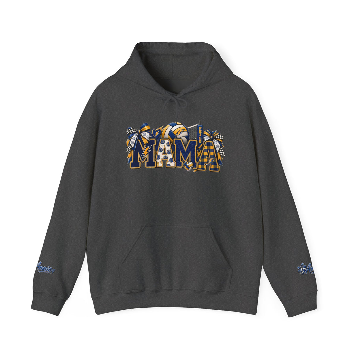 Mama Graphic Hoodie — Mama Pullover VOLLEYBALL