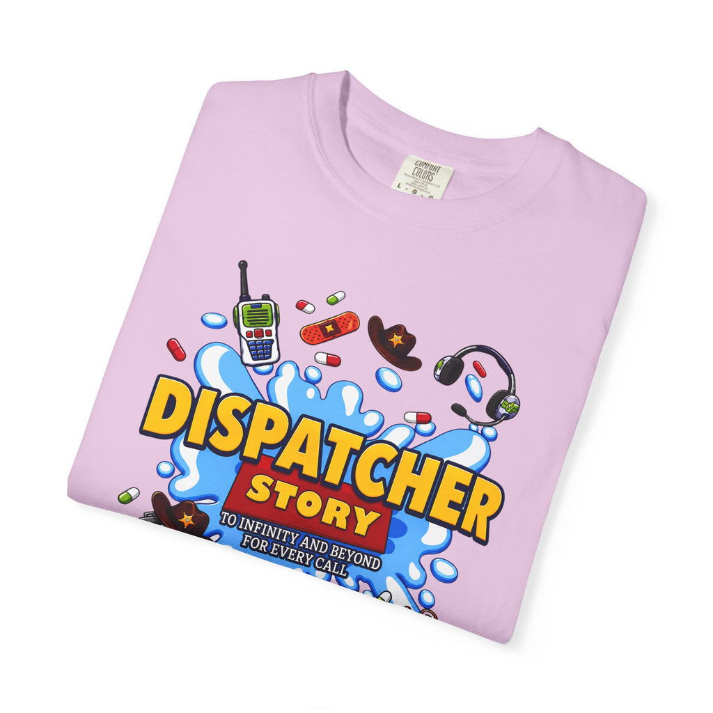 Dispatcher Story TShirt 911 Dispatcher Rescue Radio Call Center Tee