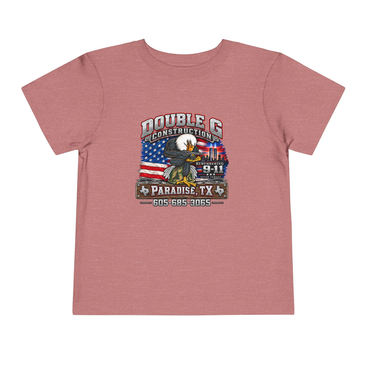 Double G Construction 9 11 Tribute Toddler Tee