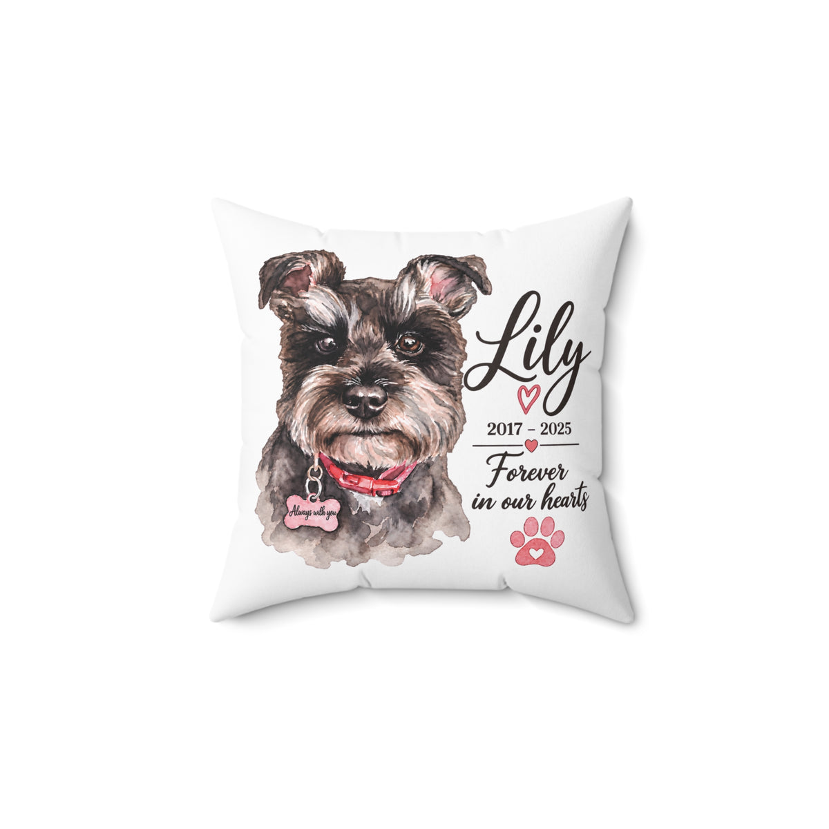 Personalized Pet Memorial Pillow Lily