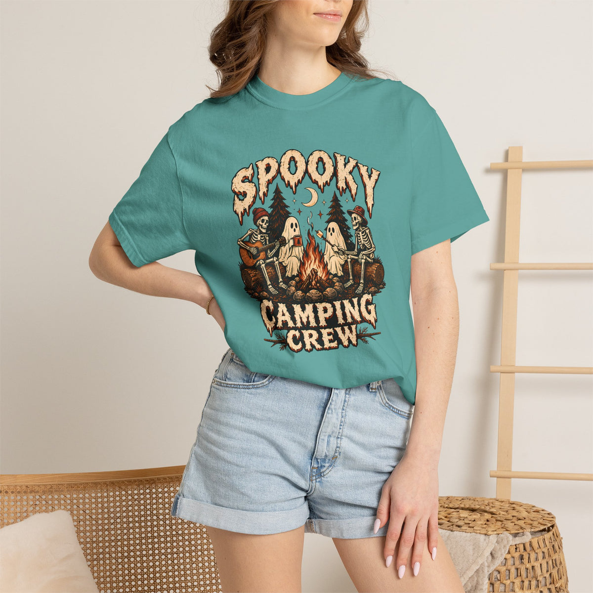 Spooky Camping Crew Tee