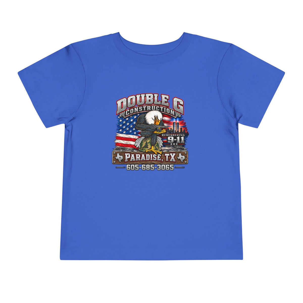 Double G Construction 9 11 Tribute Toddler Tee