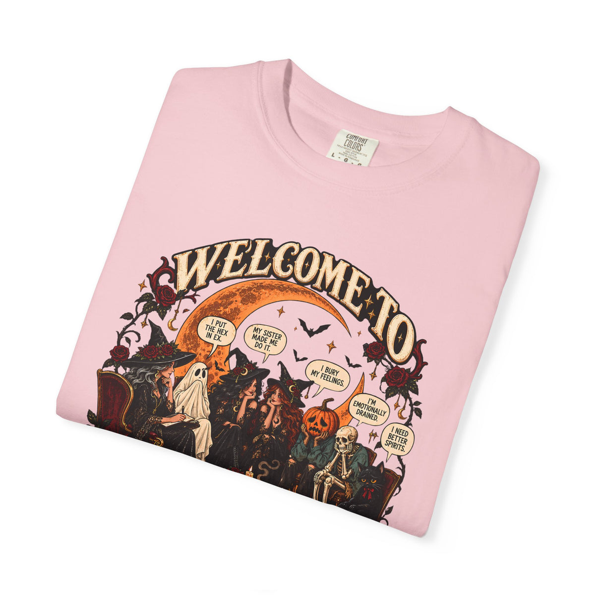 Witchy Group Therapy T-Shirt — "Welcome to Witchy Group Therapy" Retro Halloween Tee