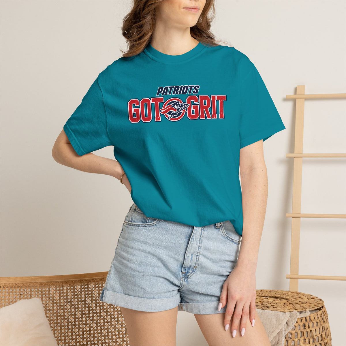 Patriots Got Grit TShirt Grit Acronym Back Graphic