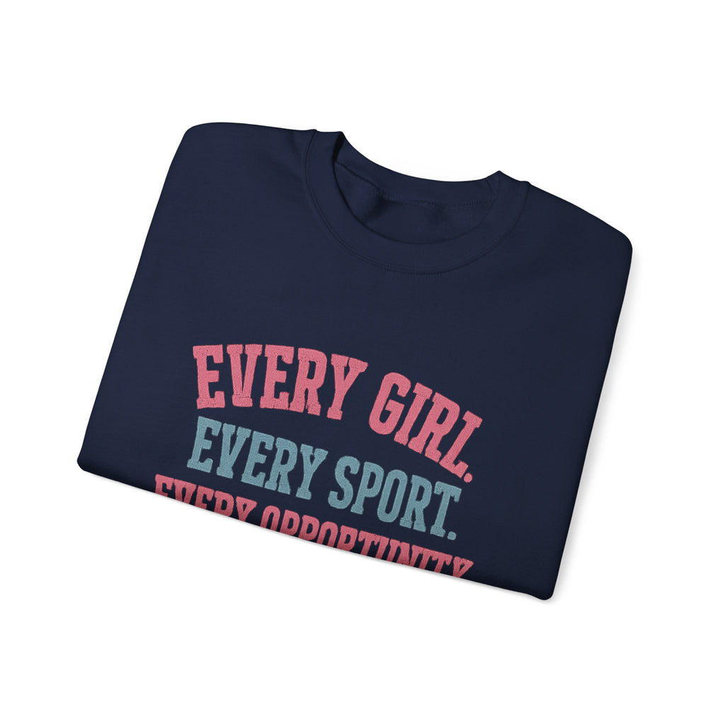 Stand Together™ Unisex Crewneck Sweatshirt | Every Girl. Every Sport. Every Opportunity.