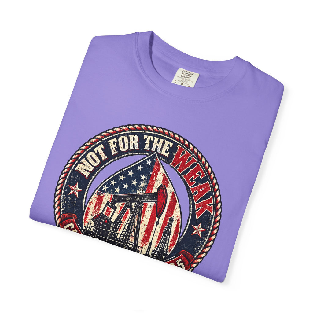 Oilfield Not For The Weak American Flag Tee