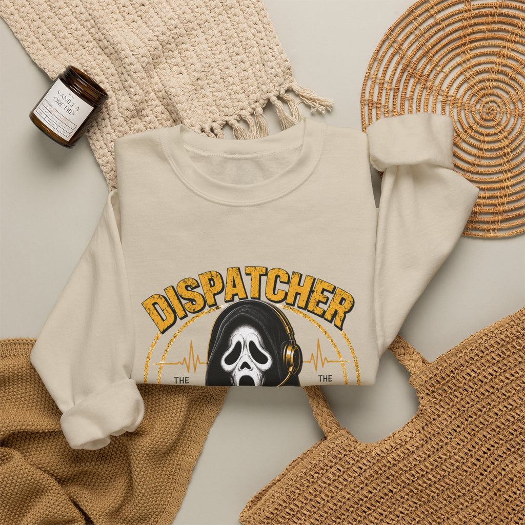 Dispatcher 911 Crewneck Sweatshirt — "We Hear It All, We Handle It All" Support Tee