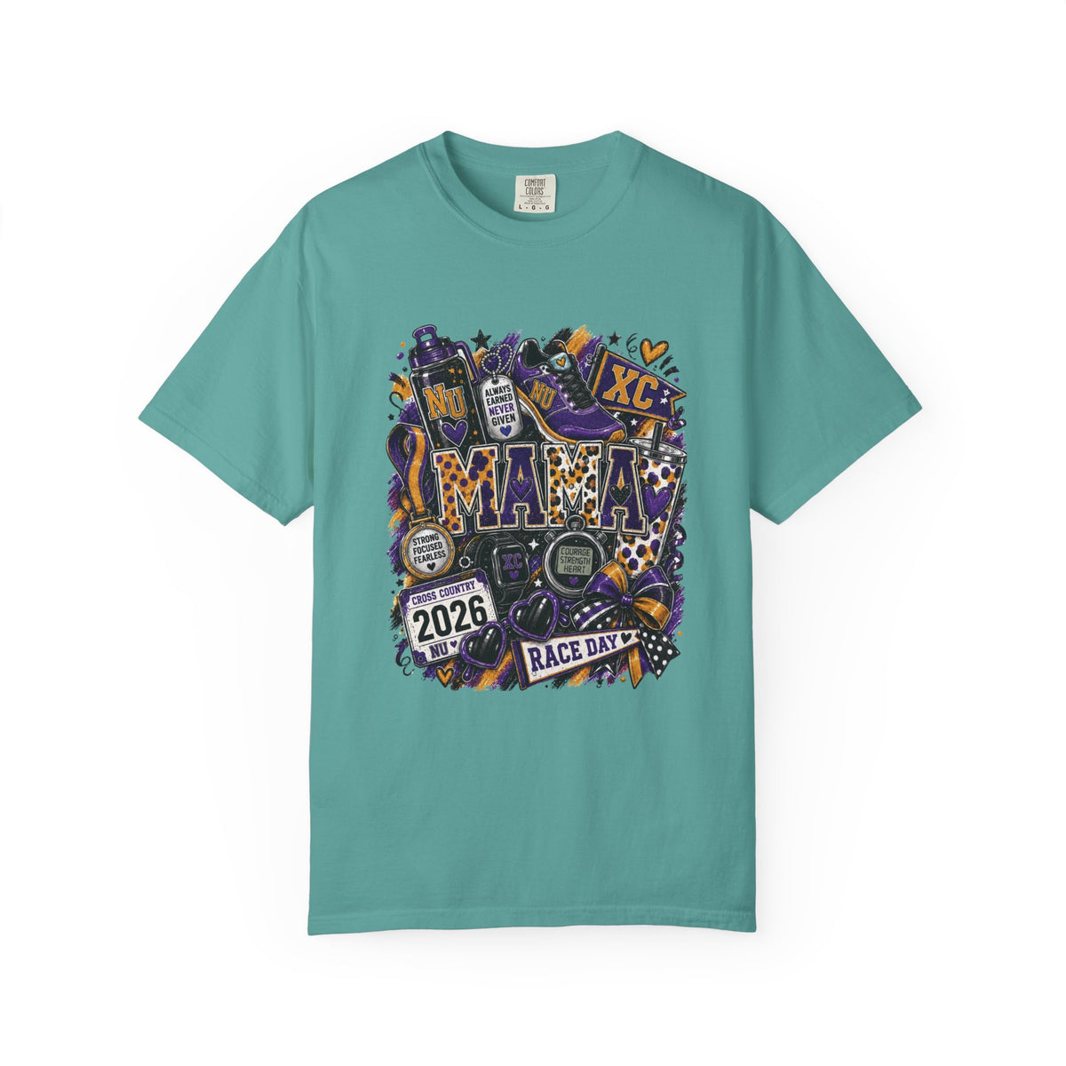 XC Mama Race Day TShirt 2026 Cross Country Mom Support Tee