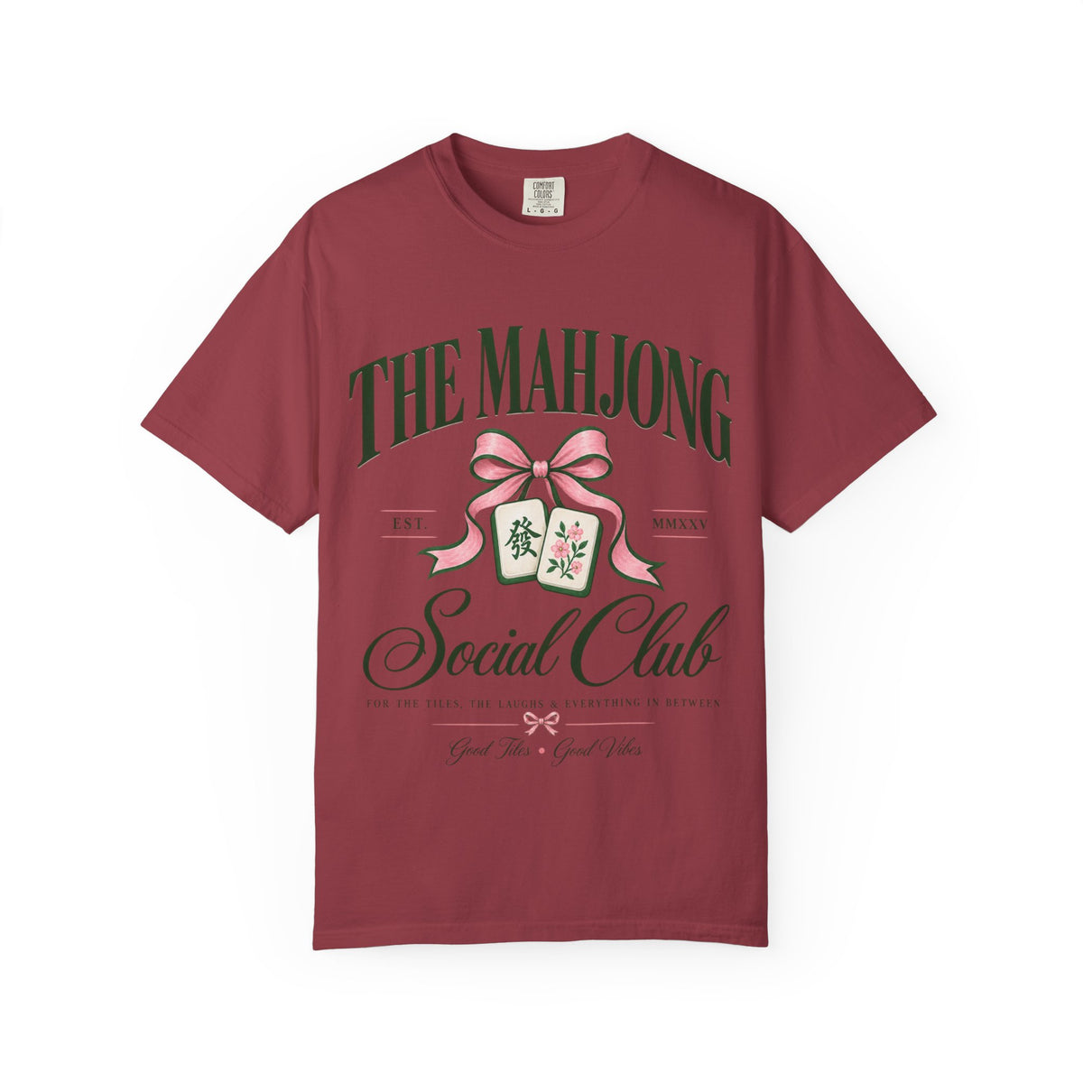 Mahjong Social Club T-Shirt — Vintage Mahjong Tiles Graphic LIMITED