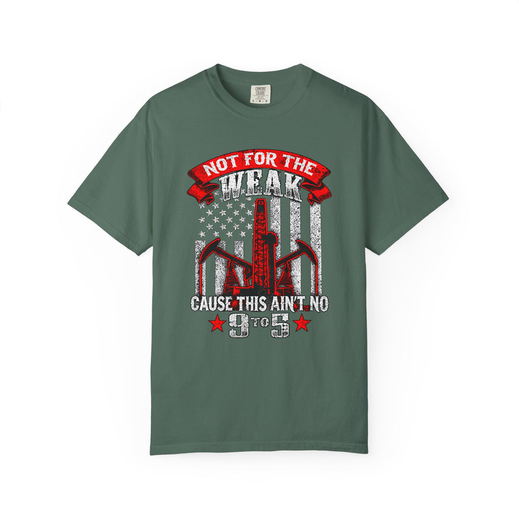 Funny Oilfield TShirt Flag Not 9 to 5