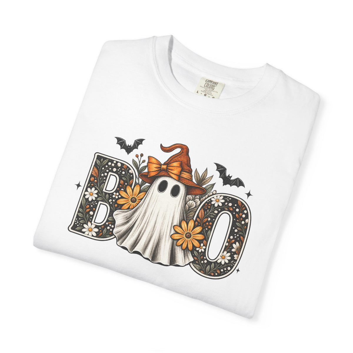 Boo Ghost Halloween TShirt Cute Spooky Fall Tee