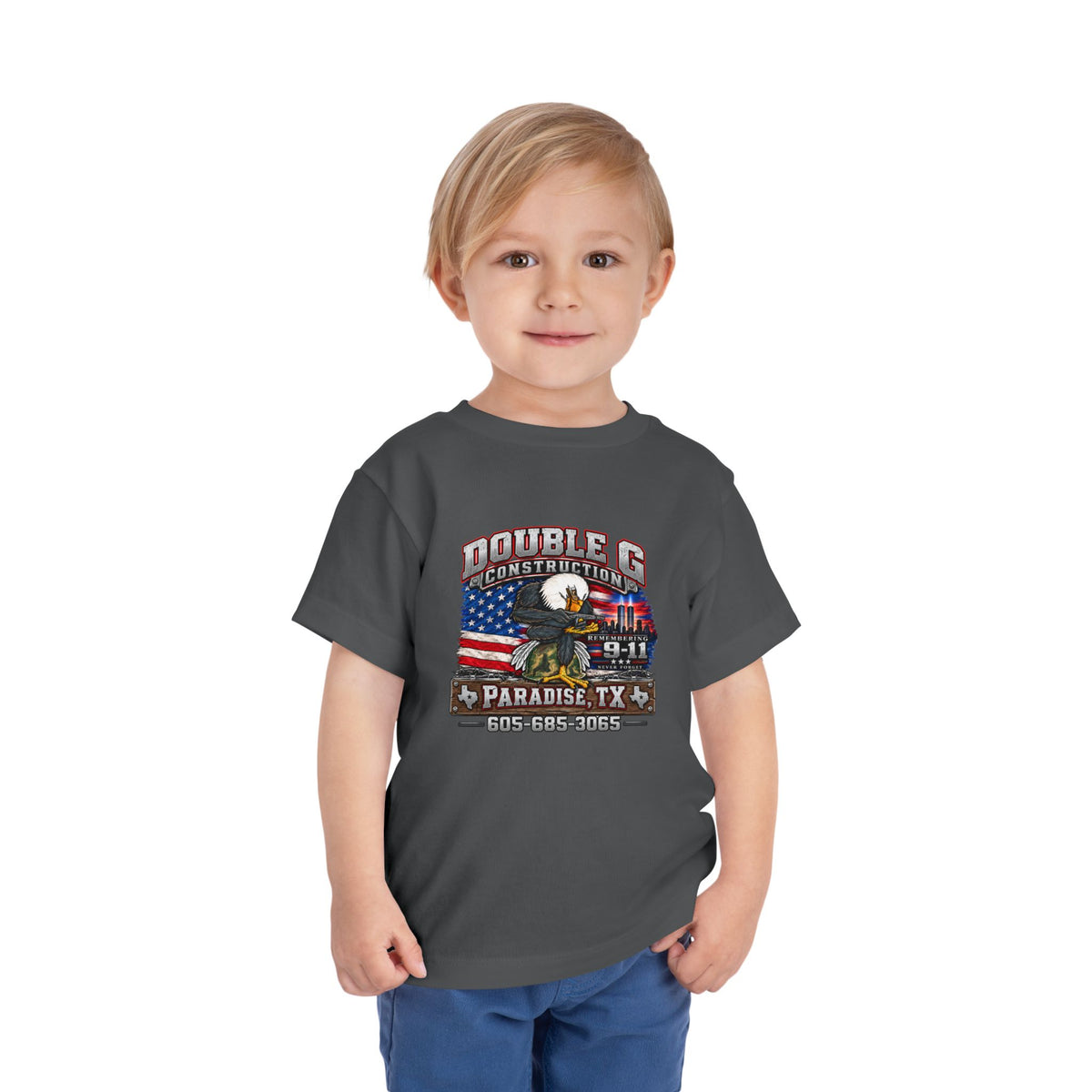 Double G Construction 9 11 Tribute Toddler Tee