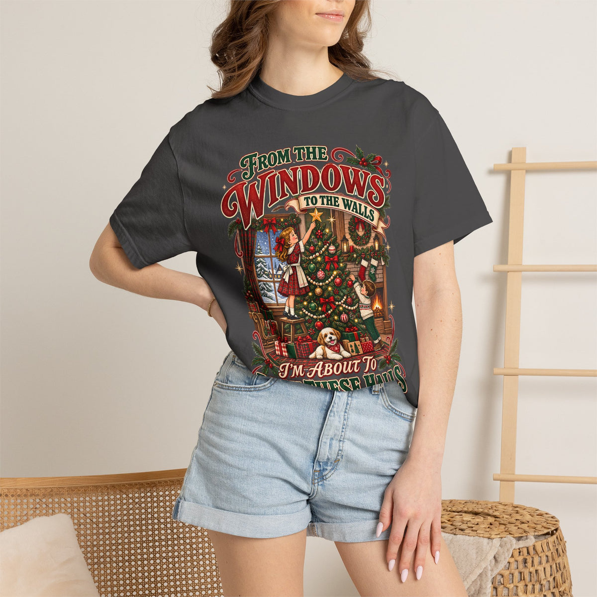 Christmas Deck These Halls Tee
