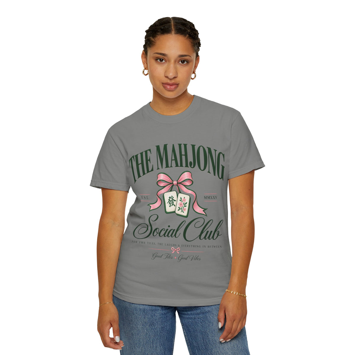Mahjong Social Club T-Shirt — Vintage Mahjong Tiles Graphic LIMITED