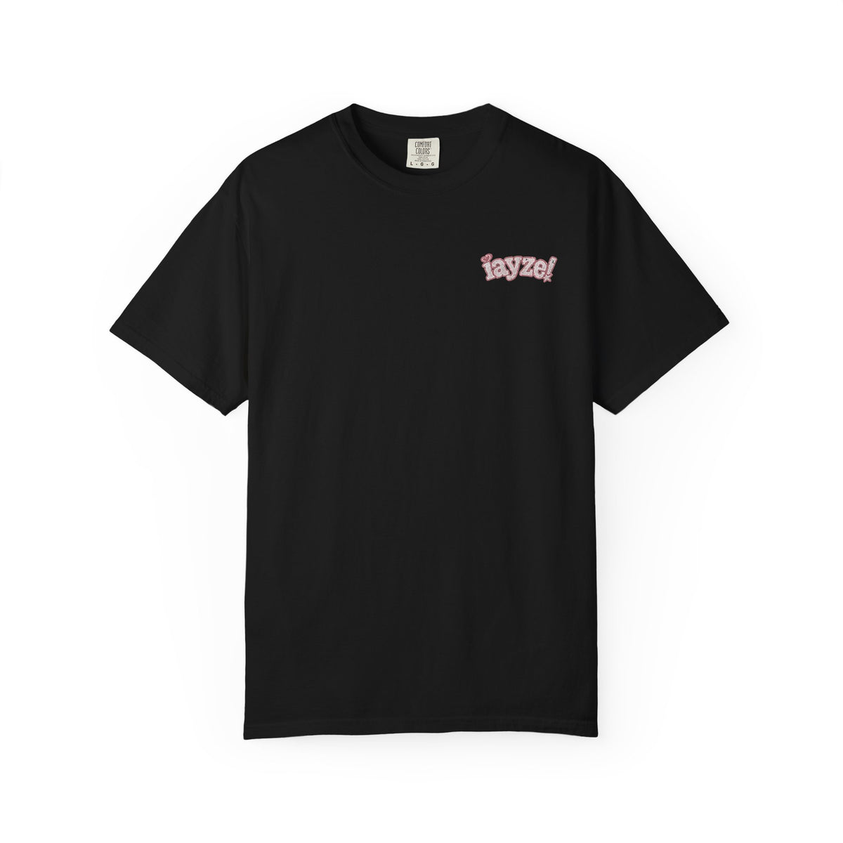 Portrait T‑Shirt — Graphic Tee (Retro Pink Photo Collage)