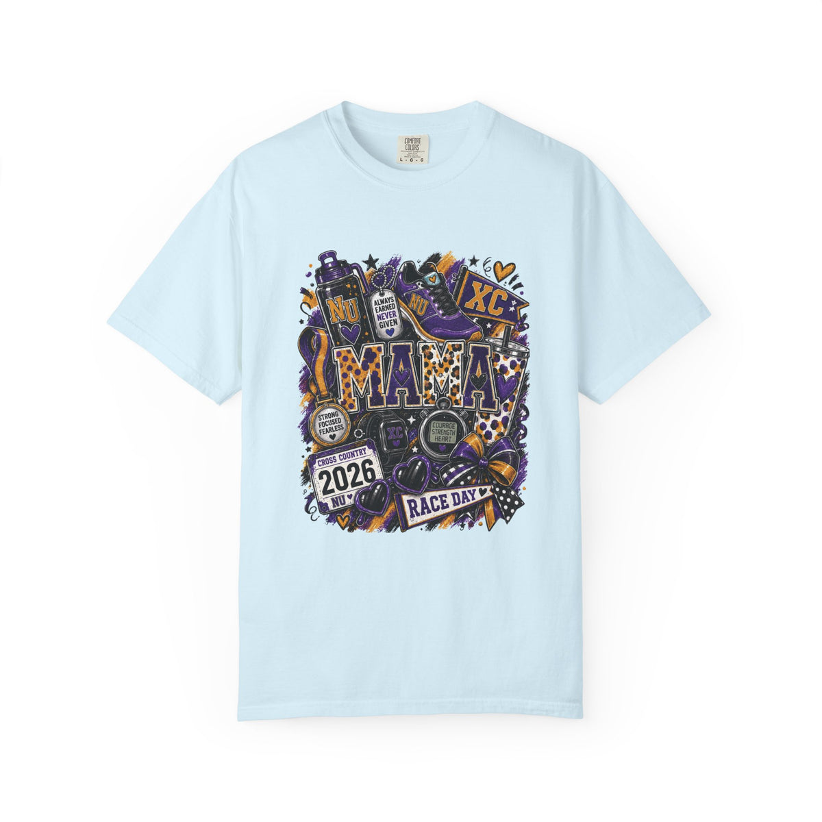 XC Mama Race Day TShirt 2026 Cross Country Mom Support Tee