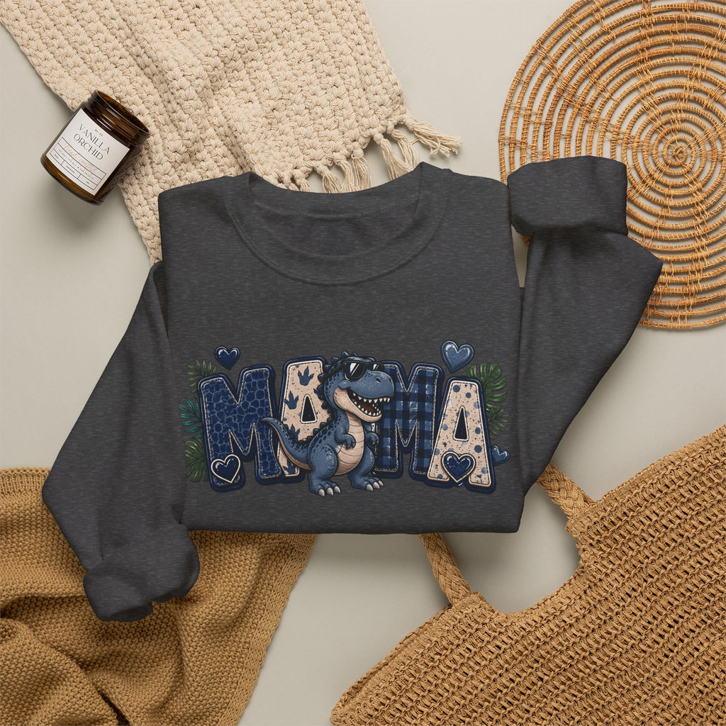 MAMA Crewneck Sweatshirt (personalized) Boy DINO HH