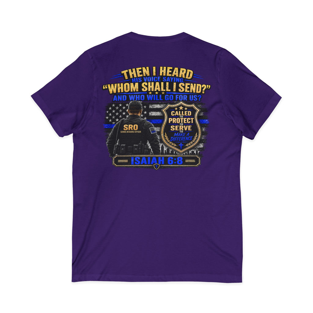 SPOUSE SRO V-Neck Tee — "Called to Protect"