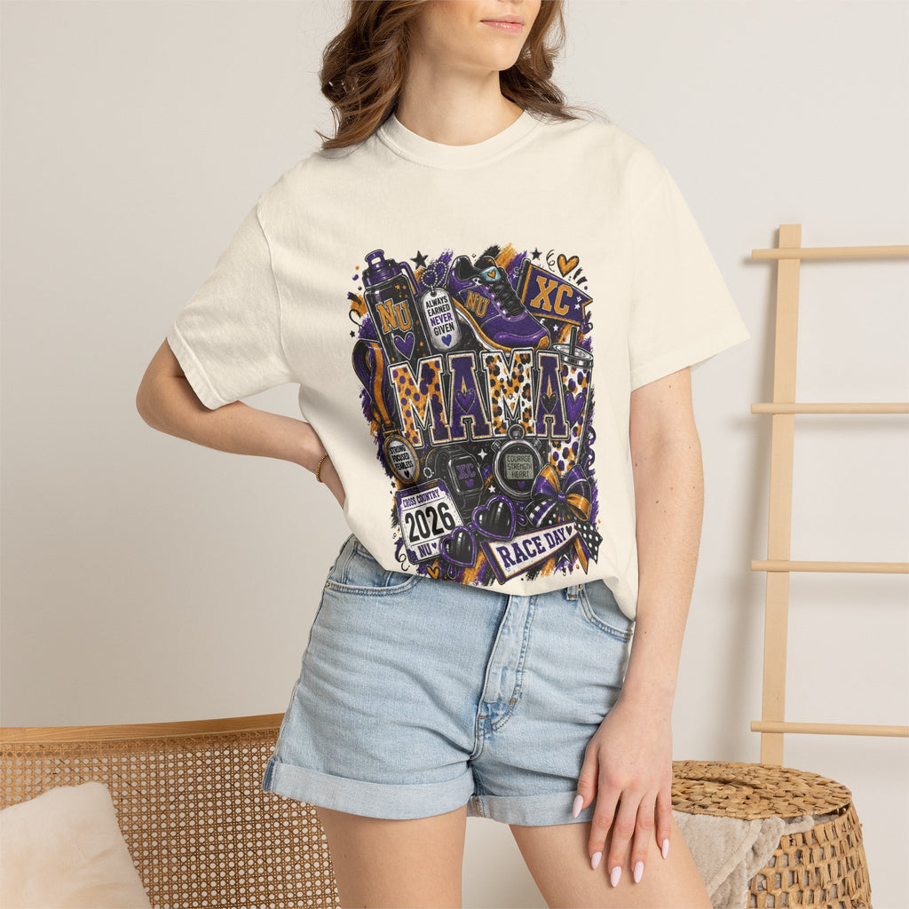 XC Mama Race Day TShirt 2026 Cross Country Mom Support Tee