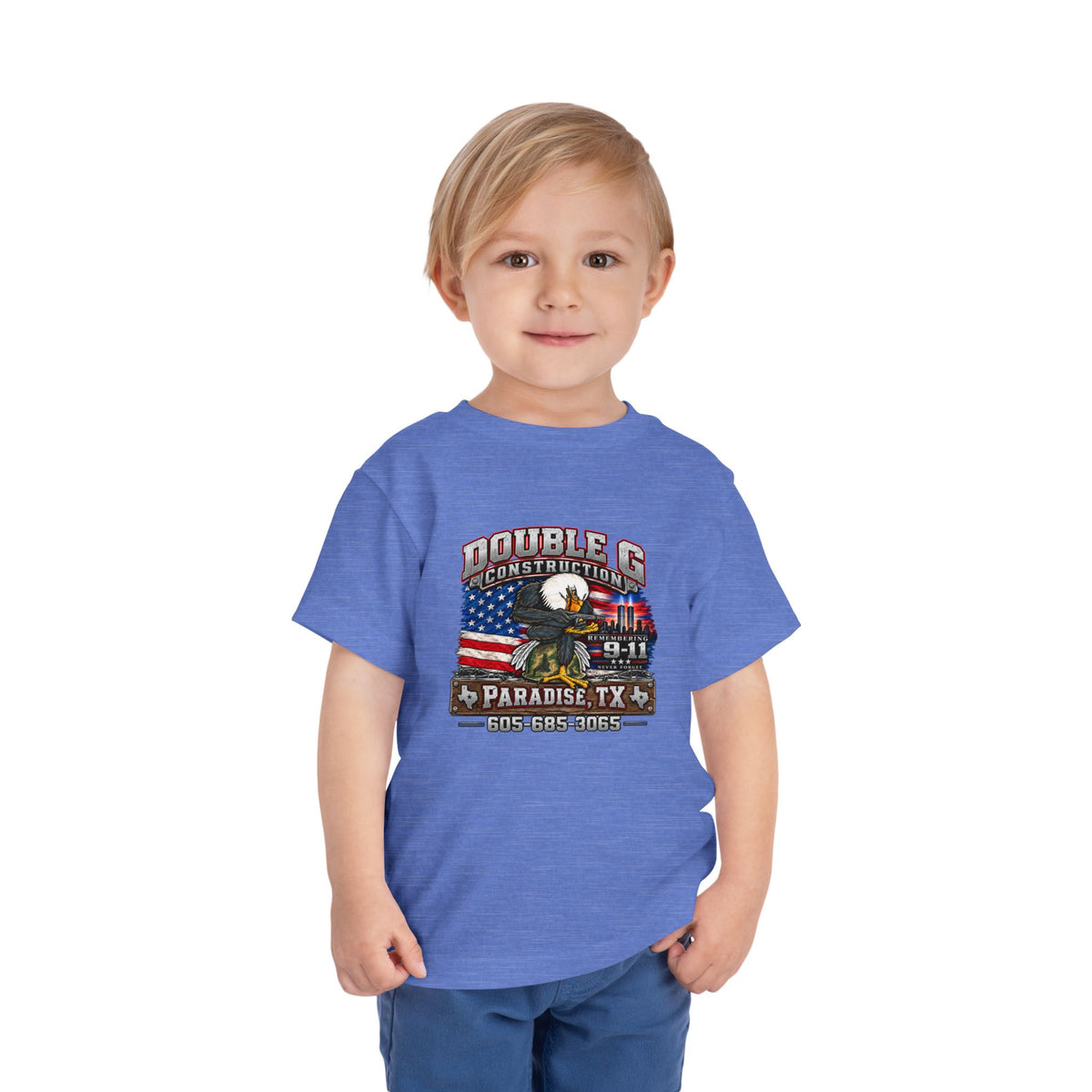 Double G Construction 9 11 Tribute Toddler Tee