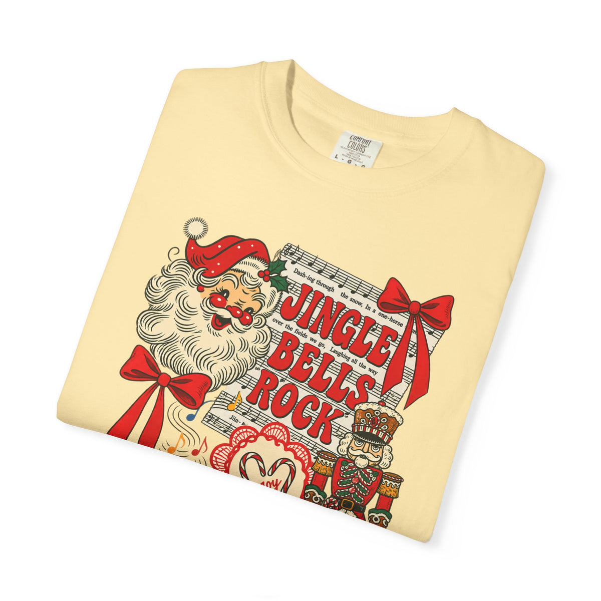Jingle Bells Rock Christmas T‑Shirt White