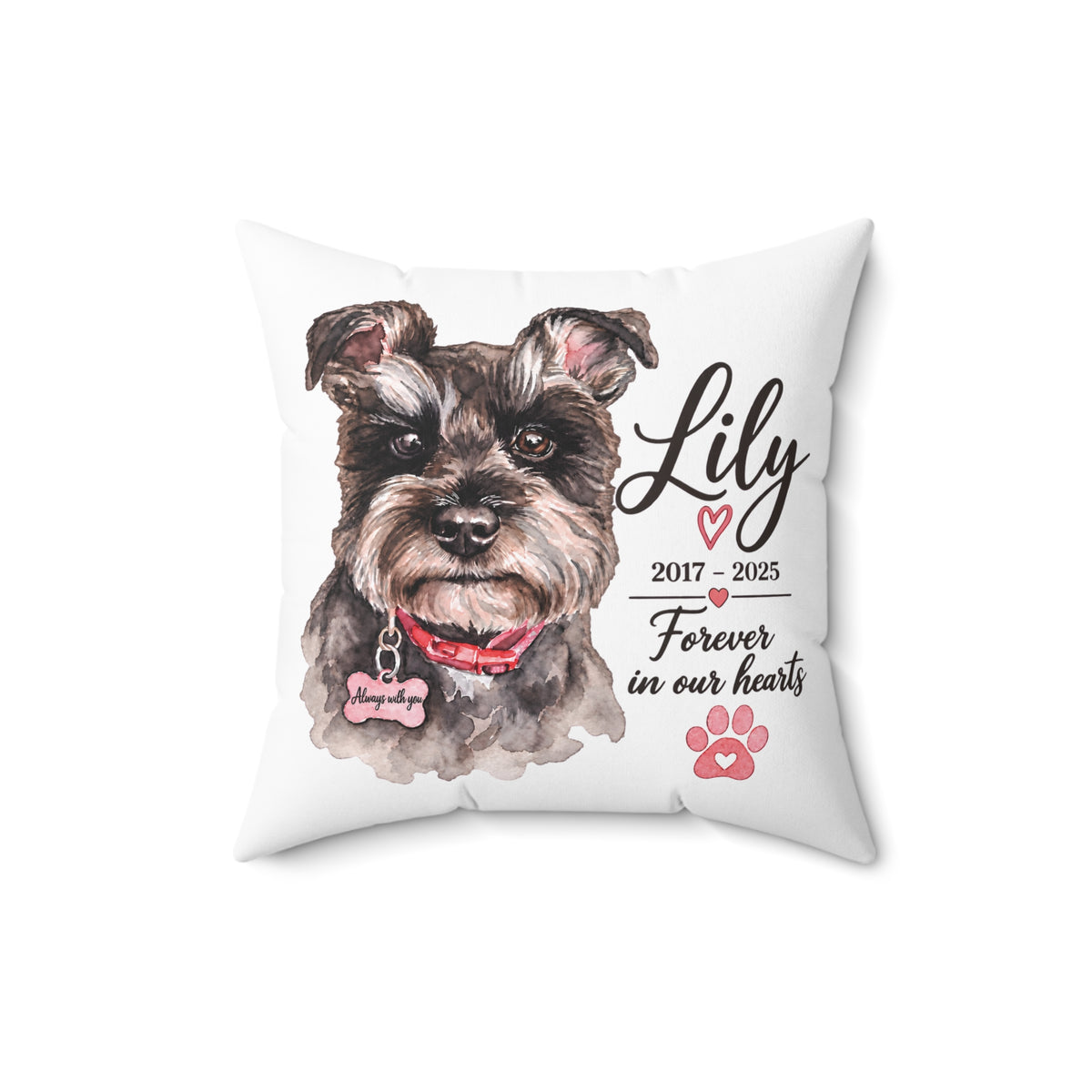 Personalized Pet Memorial Pillow Lily