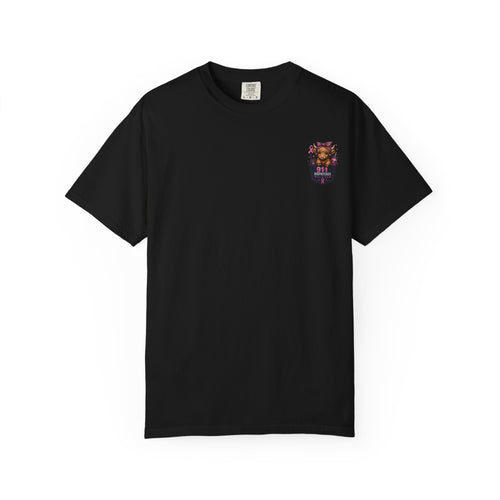 911 Dispatcher T-Shirt - "The Calm Voice in the Chaos" Breast Cancer Awareness