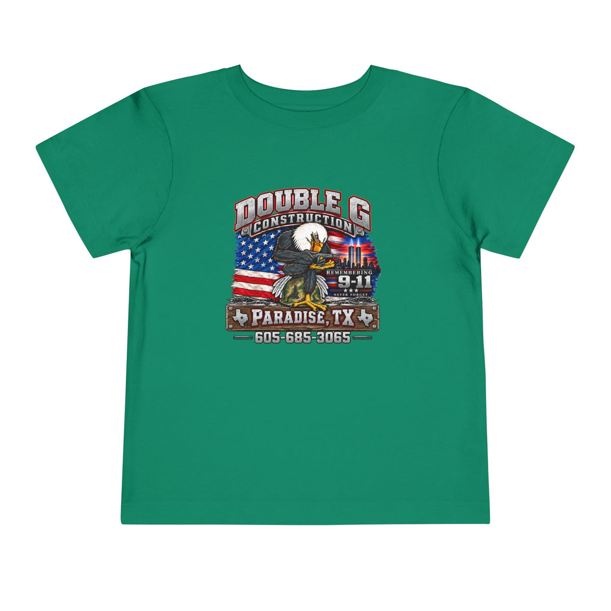 Double G Construction 9 11 Tribute Toddler Tee