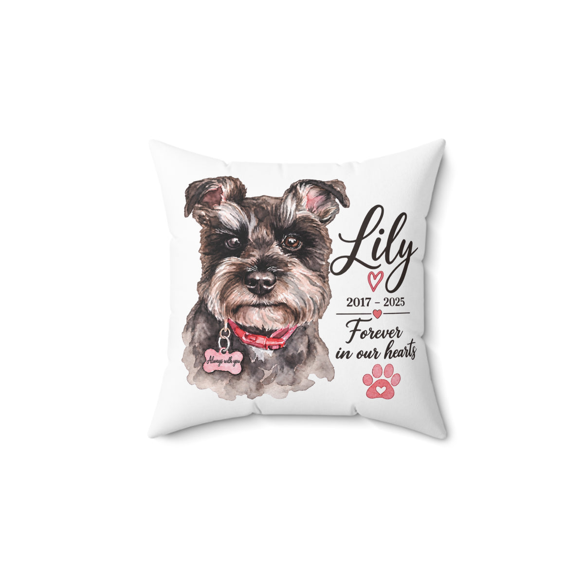 Personalized Pet Memorial Pillow Lily