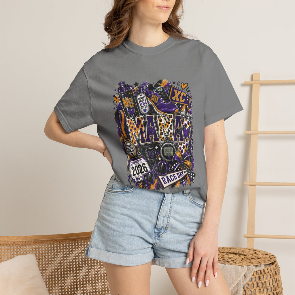 XC Mama Race Day TShirt 2026 Cross Country Mom Support Tee