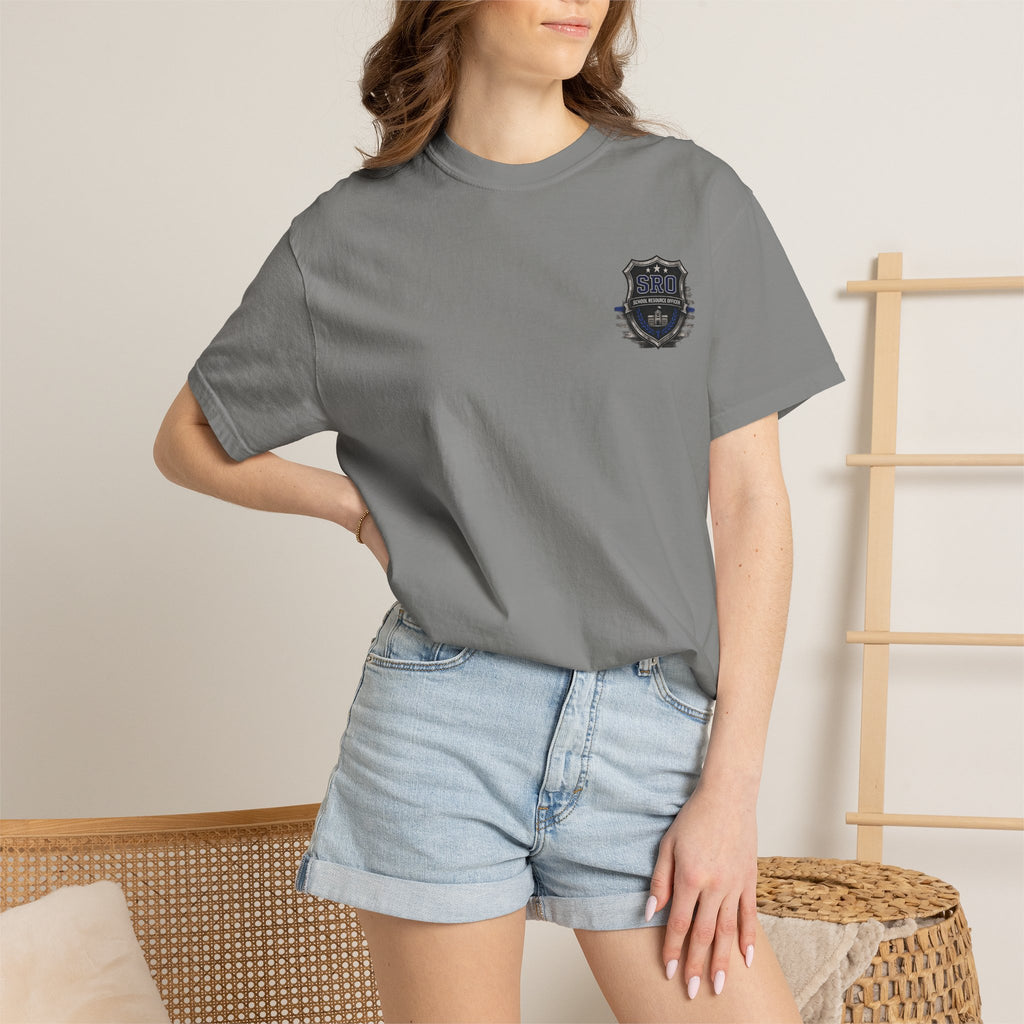 School Resource Officer Tribute T-Shirt — "SRO"
