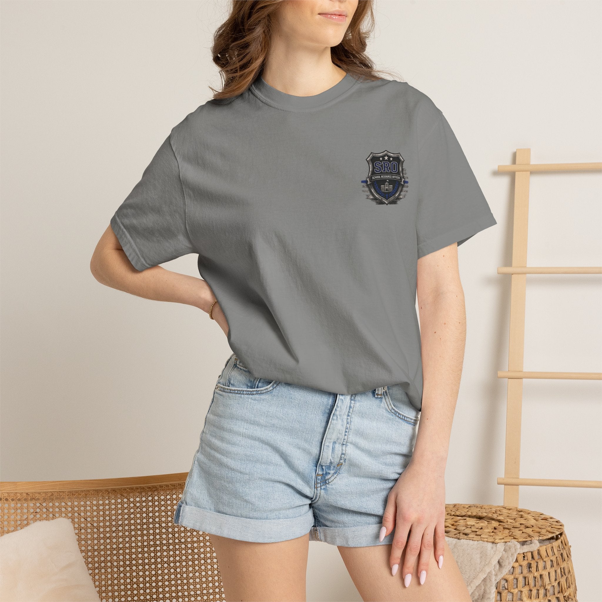 School Resource Officer Tribute T-Shirt — "SRO"
