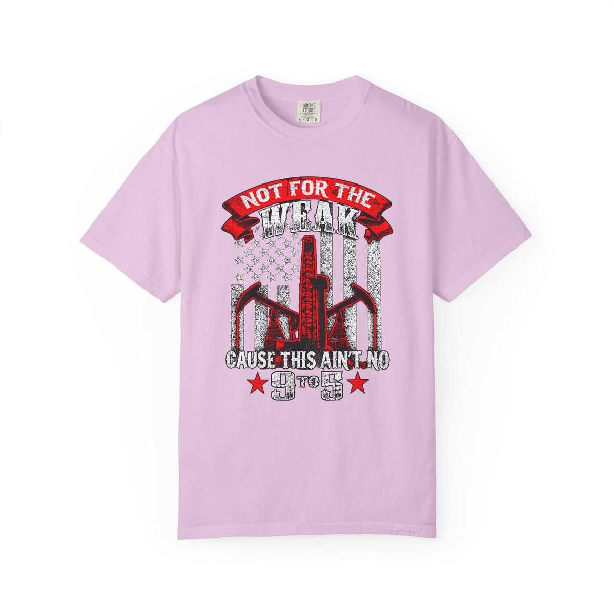 Funny Oilfield TShirt Flag Not 9 to 5