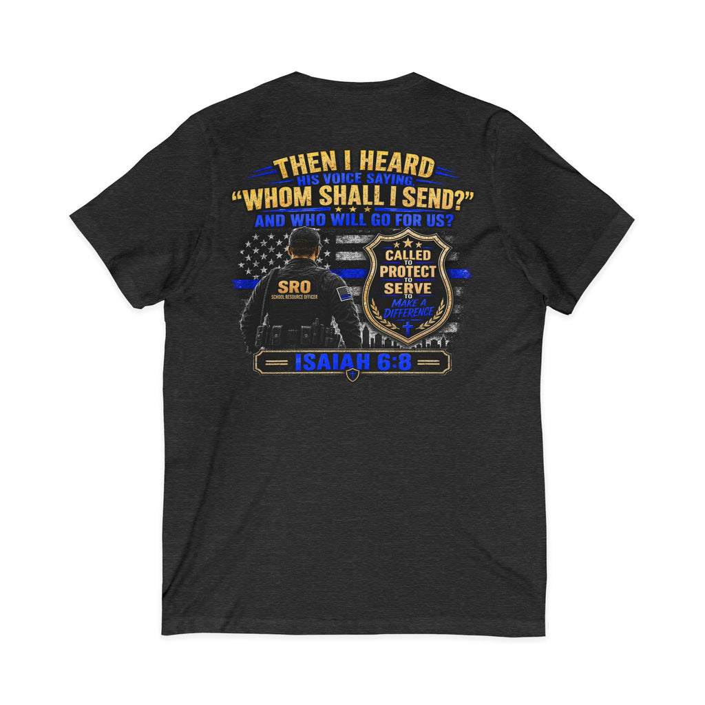 SPOUSE SRO V-Neck Tee — "Called to Protect"