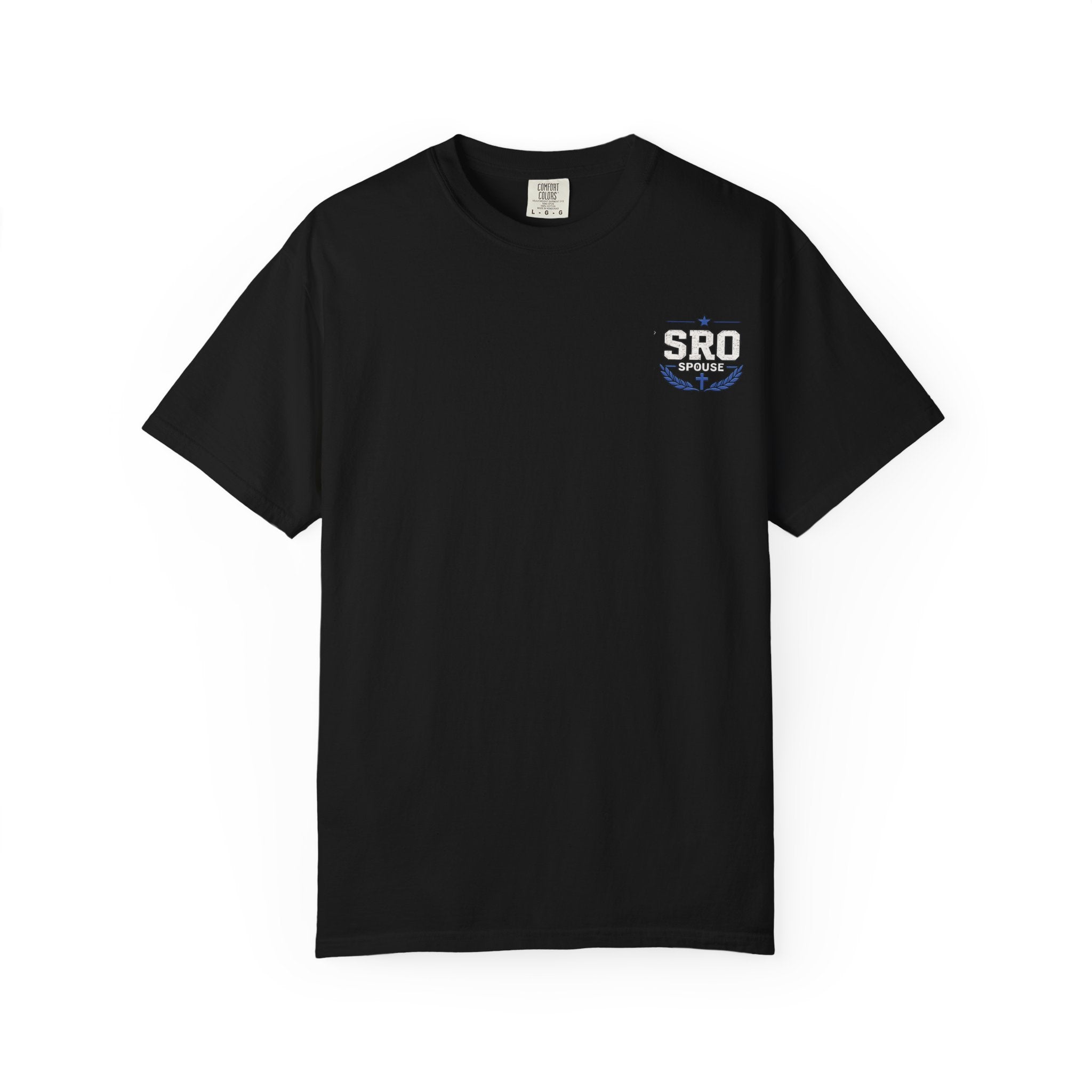 SPOUSE School Resource Officer Tribute T-Shirt — "Then I Heard His Voice Saying: Whom Shall I Send?"