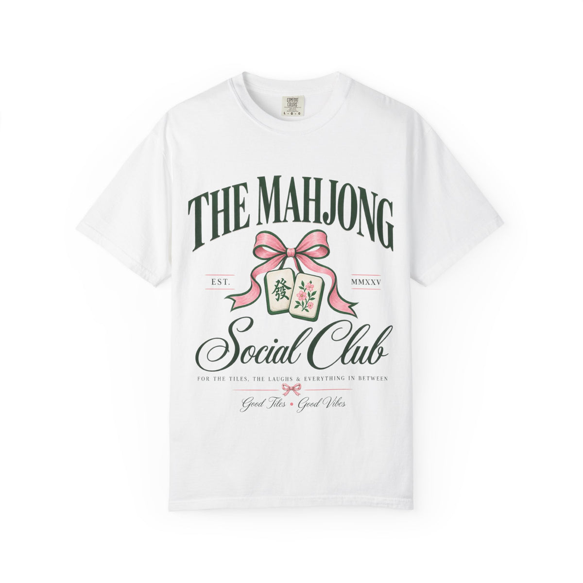 Mahjong Social Club T-Shirt — Vintage Mahjong Tiles Graphic LIMITED